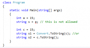 C# Basics - C# Type Conversions (Implicit and Explicit Conversion)