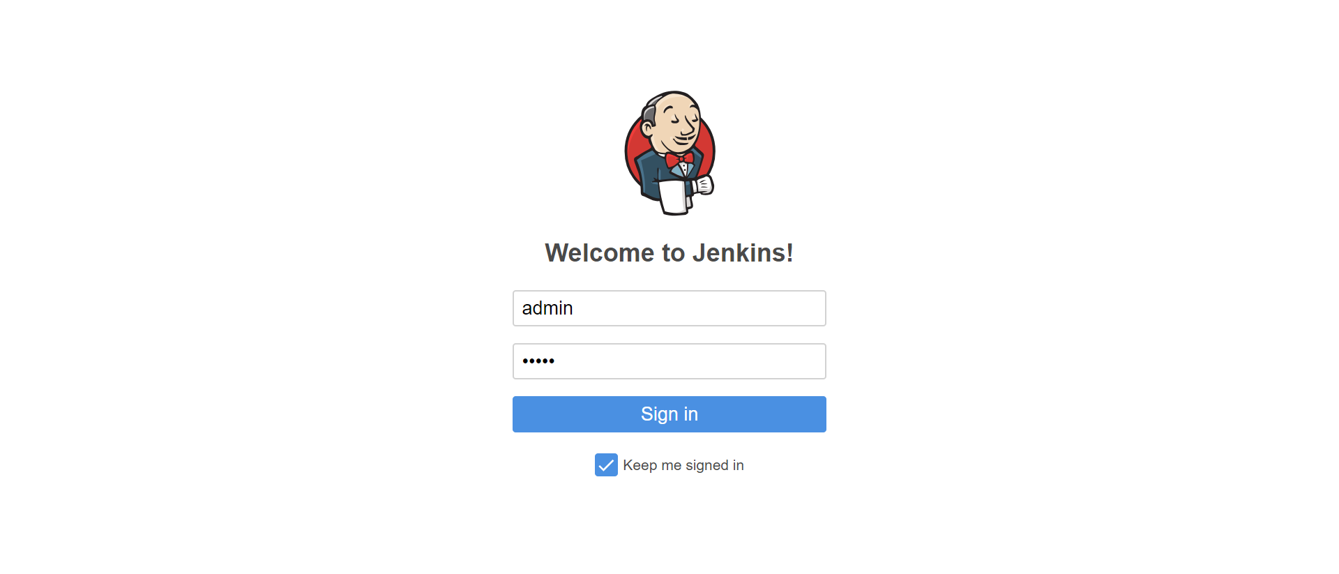 Jenkins Logon