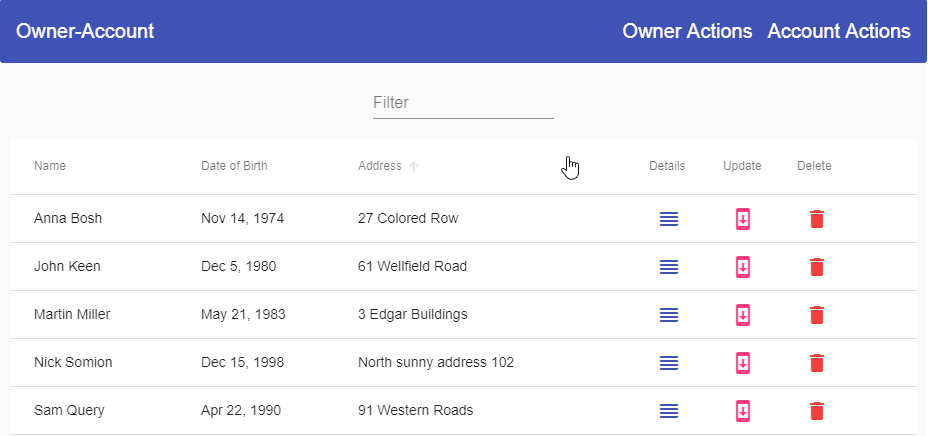 Таблицы ангуляр. Table Row material. @Angular/material:Table. Table Filter sort html.