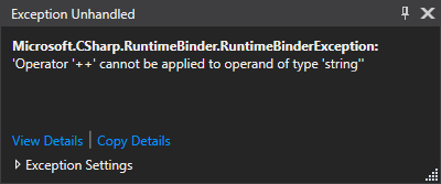 Runtime Binder Exception