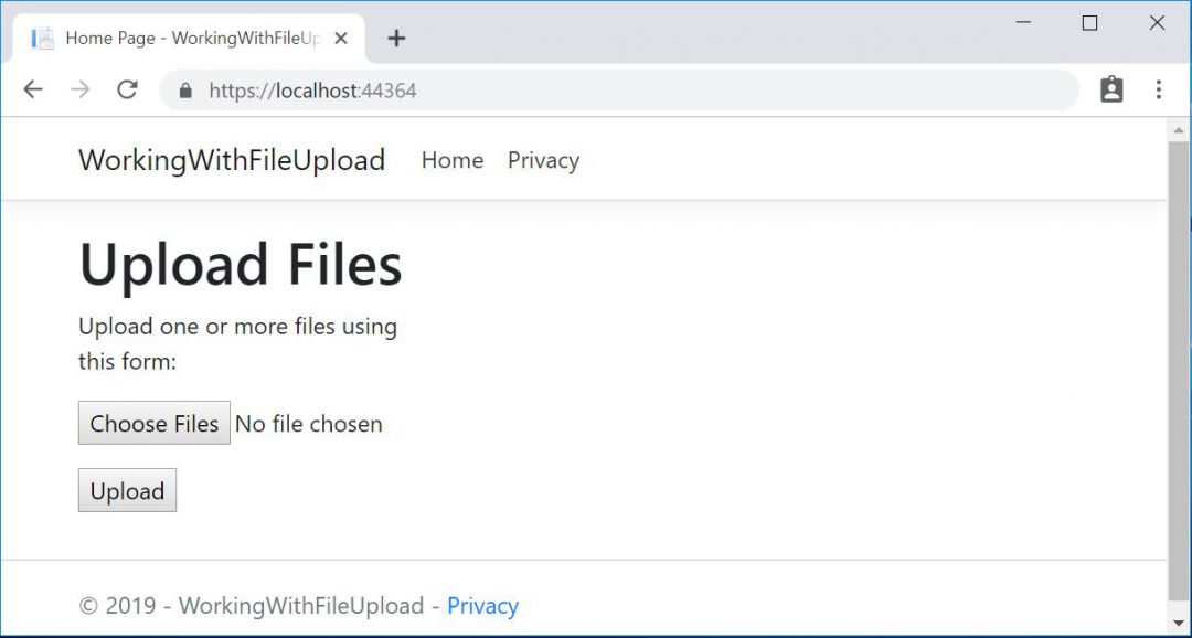 how to upload file in mvc c#