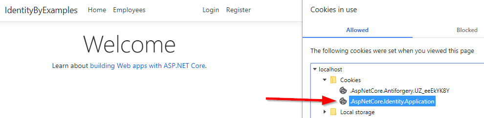 Valid credentials - ASP.NET Core Identity Authentication