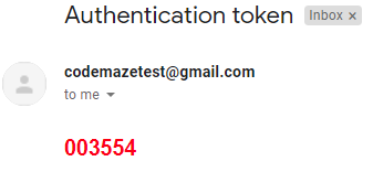two-step verification email code