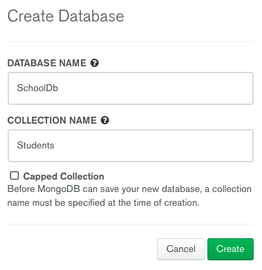 Create a database - ASP.NET Core - MongoDB Atlas