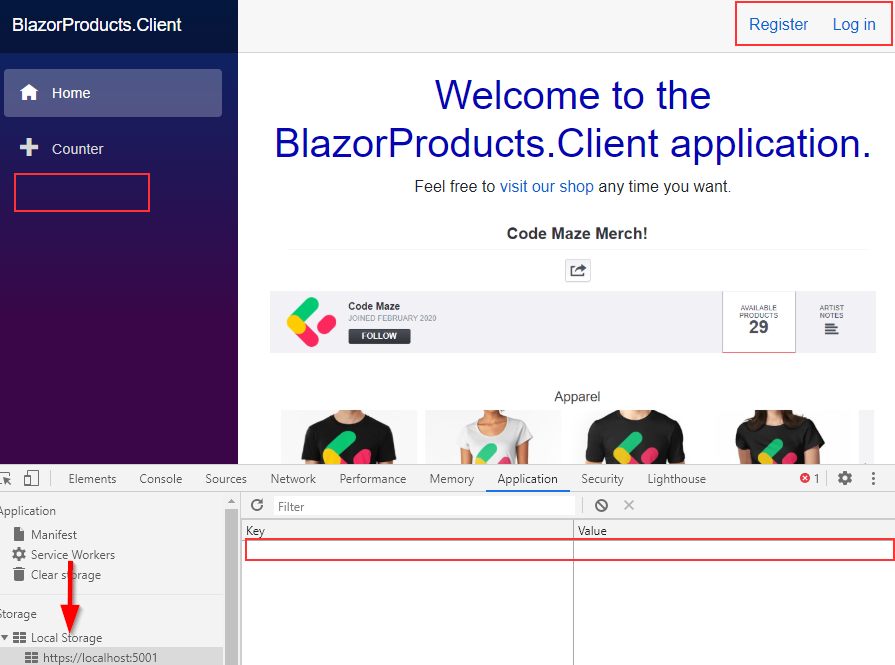 Logout feature in the Blazor WebAssembly Authentication