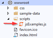 How to call JavaScript Functions with .NET - Created new .JS file for the functions
