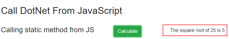Successfully call c# methods from javascript
