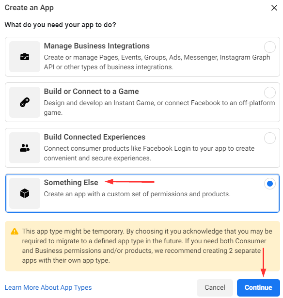 Create an app menu for Facebook Authentication in Blazor WebAssembly Applications