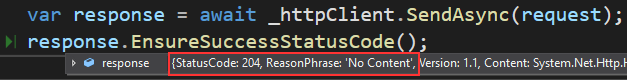 Http Patch response for HttpRequestMessage example