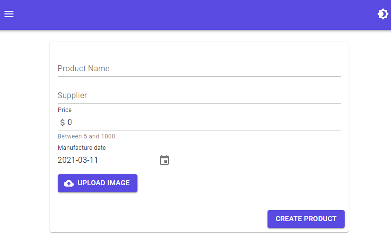 Upload Image Component added to the form