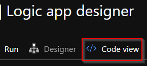 code view button