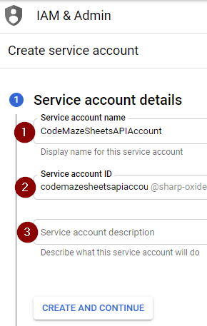 google-sheets-api-service-account