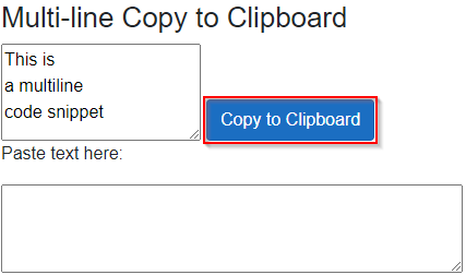 Multi-Line Copy to Clipboard