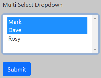 multi select dropdown