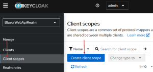 Keycloak Authentication - ASP.NET Core Web API - Blazor WASM