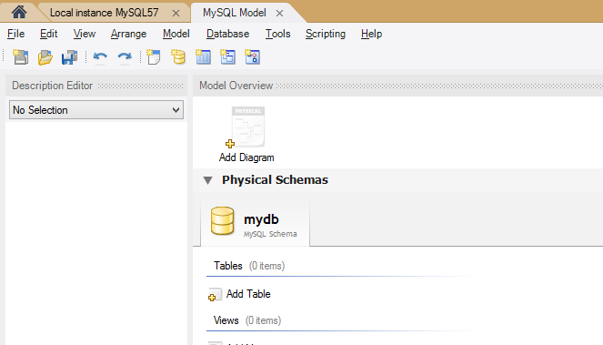 mysql-models-view