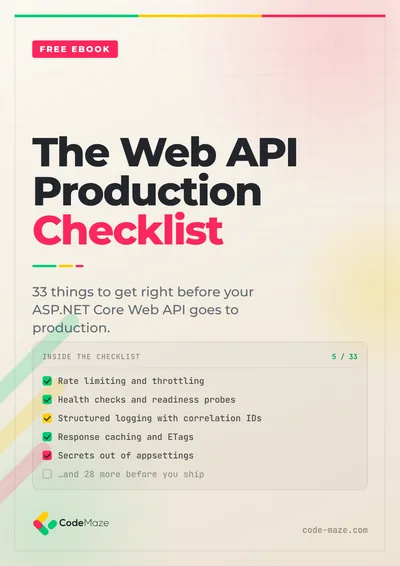 The Web API Production Checklist, ebook gratuito en inglés